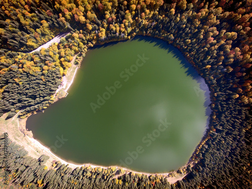 Saint Ana Lake in Transylvania, Romania