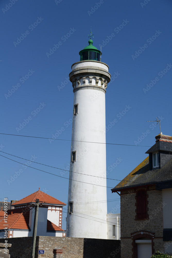 Leuchtturm in Port Maria, Quiberon, Bretagne