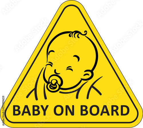Funny small baby sitting with dummy