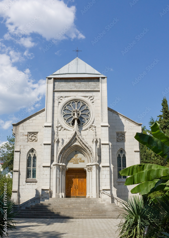 The Roman Catholic Church of the Immaculate Conception of the Blessed Virgin Mary in Yalta, Crimea, The Roman Catholic Church of the Immaculate Conception of the Blessed Virgin Mary in Yalta, Crimea,