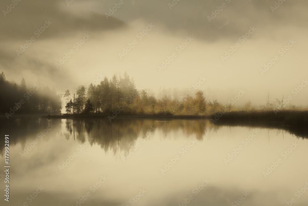 Mist on Lake Almsee