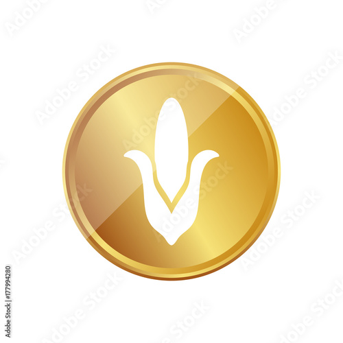 Gold Münze - Mais