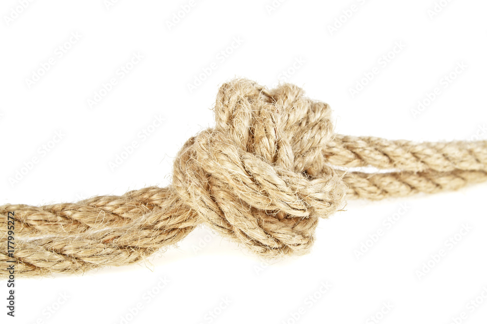 Rope isolated on a white background Rope isolated on a white background