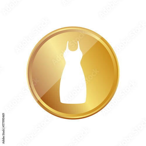 Gold Münze - Kleid