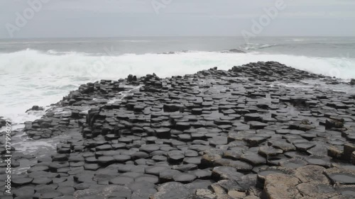 Giants Causeway in Northern Ireland, County Antrim
