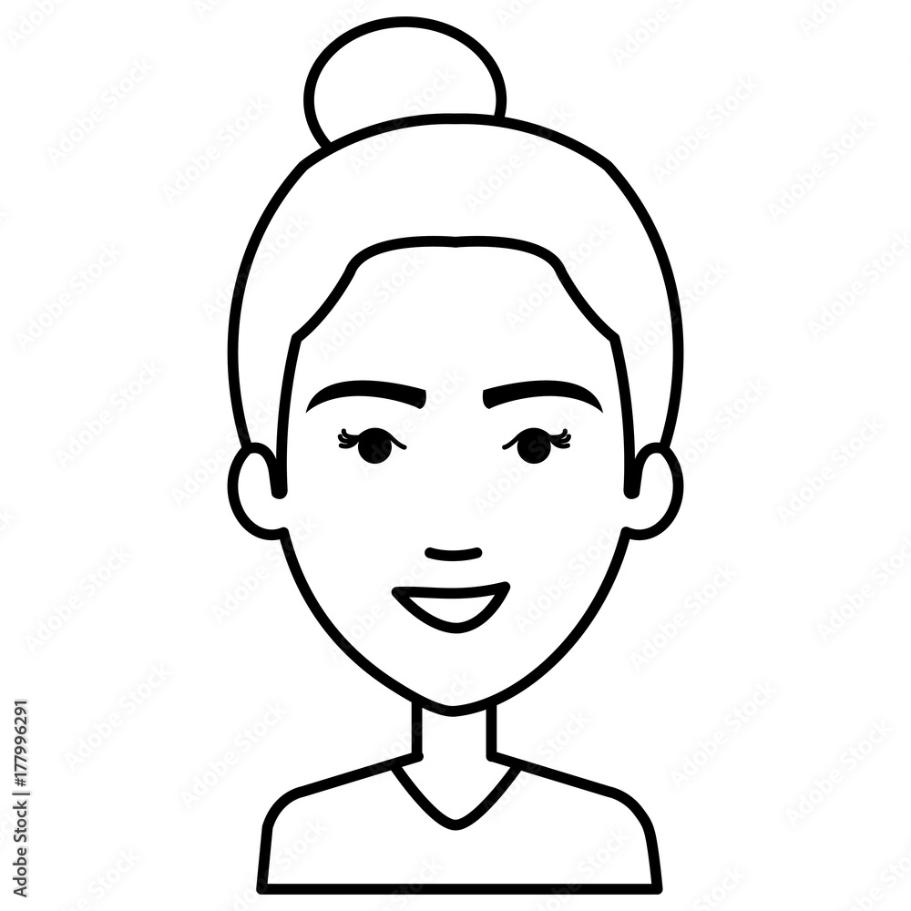 beautiful woman avatar character beautiful woman avatar character