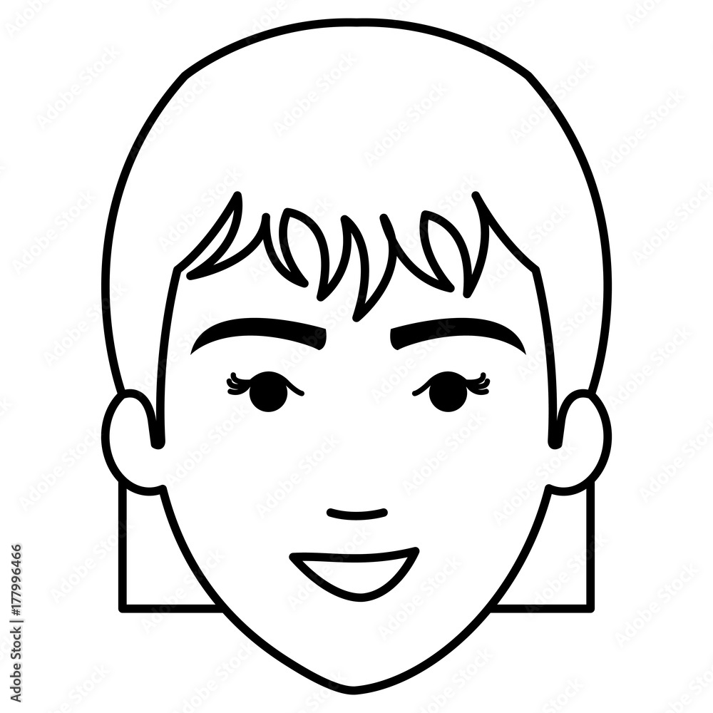 beautiful woman head avatar character beautiful woman head avatar character