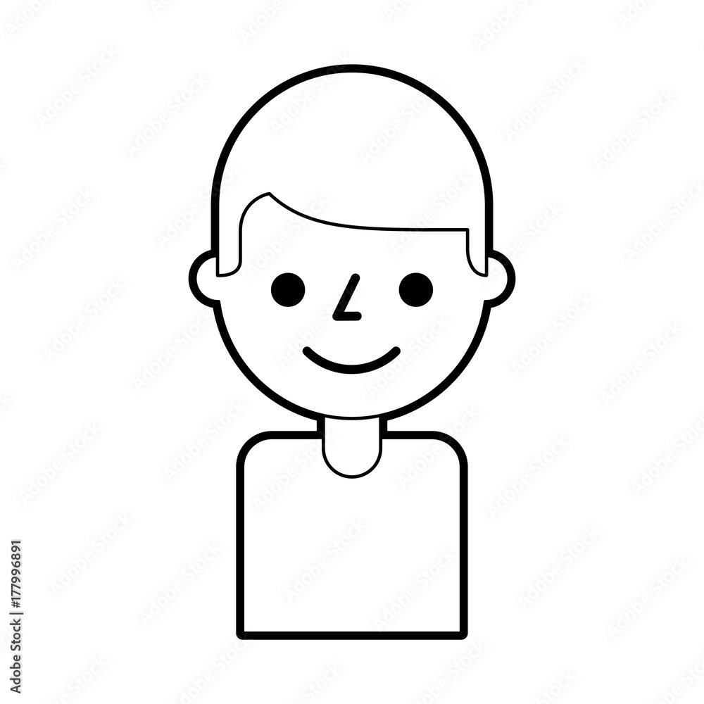 portrait man young avatar character male portrait man young avatar character male