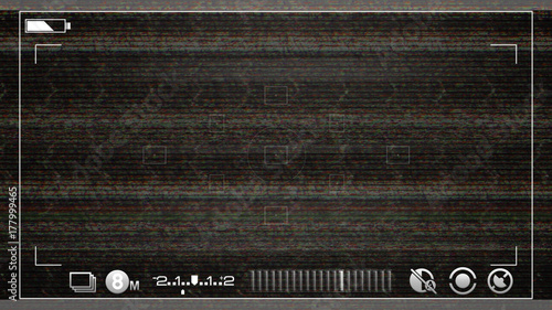 Camera LCD Overlay with Glitch 2