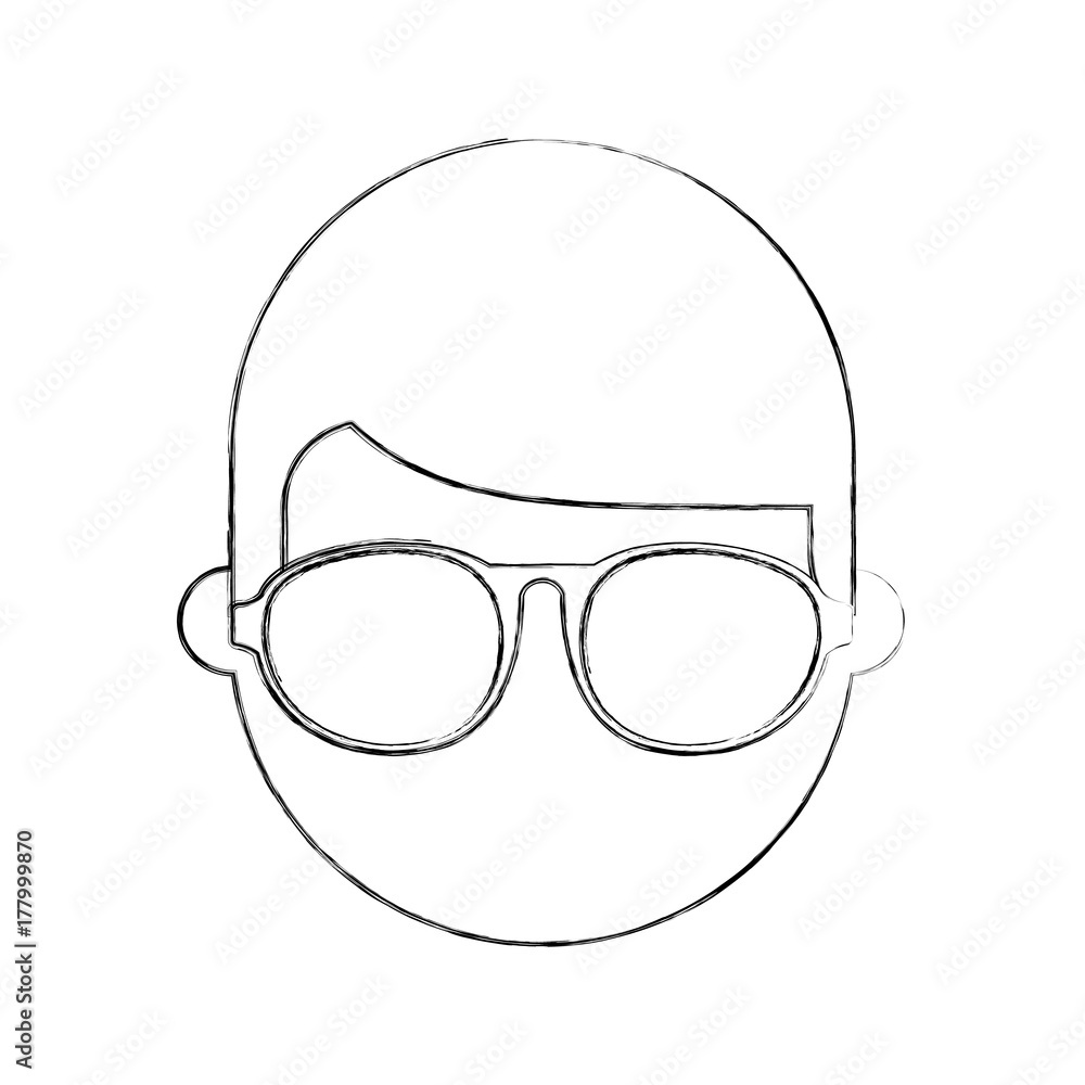 man young character male profile business cartoon man young character male profile business cartoon
