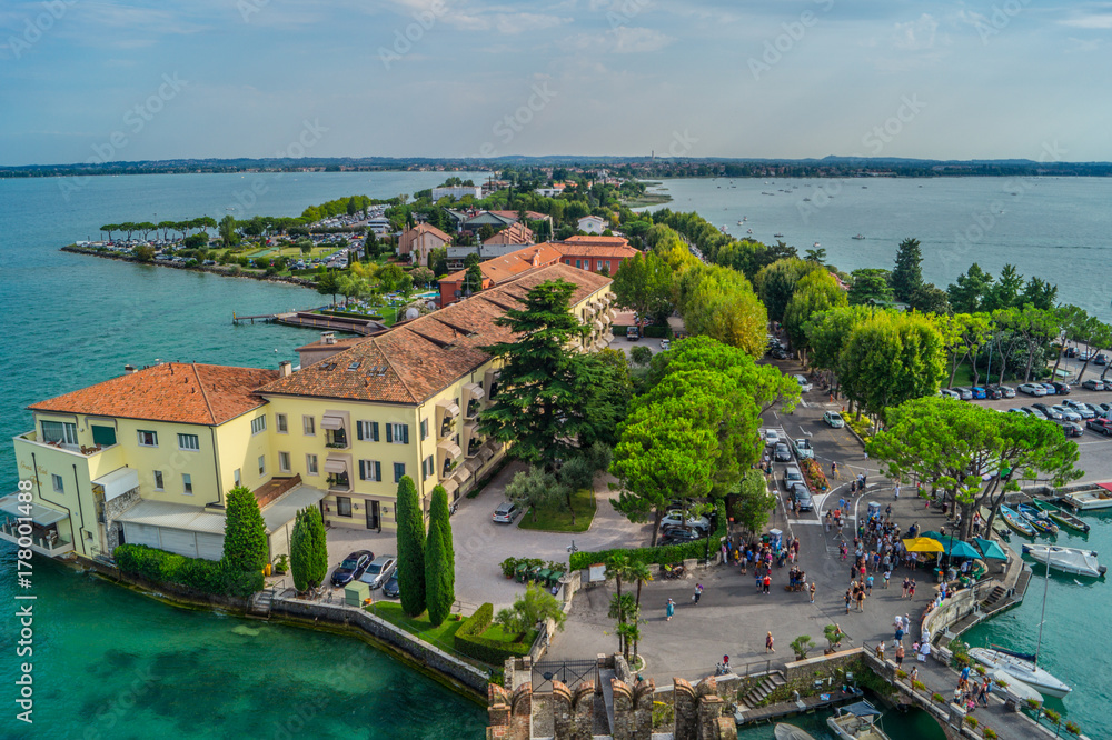 rirmione panorama lago garda