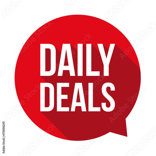 Daily Deals sign button