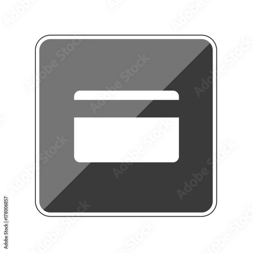 Kreditkarte - Reflektierender App Button