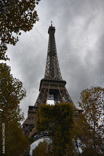 Eiffel tower in october. © Aleksandrs