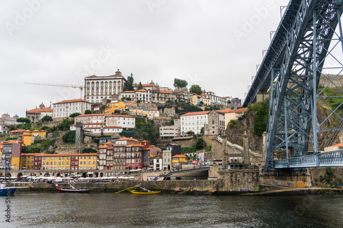 Porto  Portugal - July  2017. Porto  Portugal view of old buildings and street .