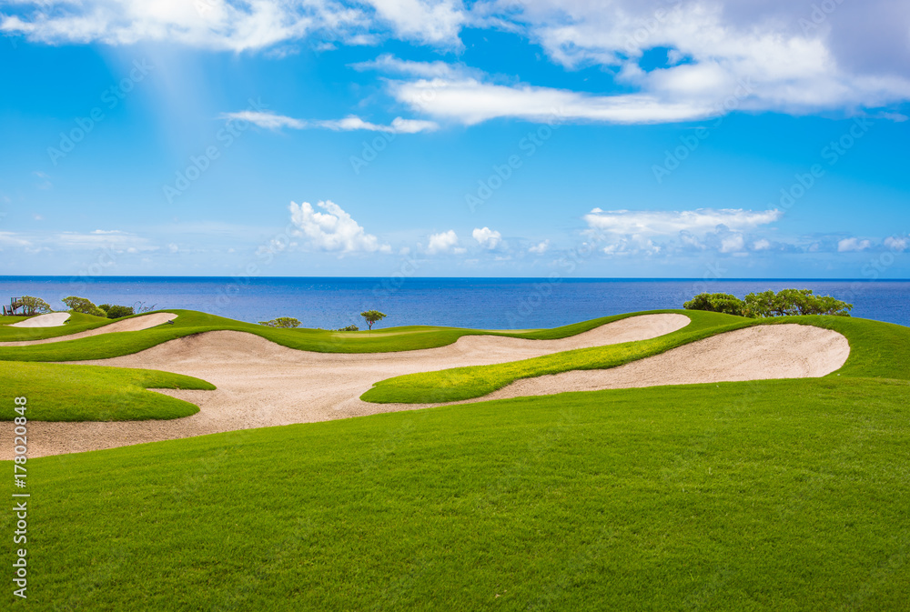 Fototapeta premium Ocean Golf Course