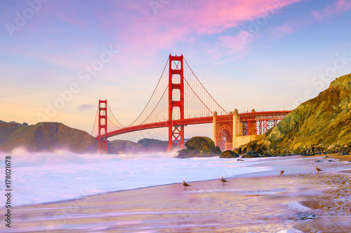 Golden Gate Bridge in San Francisco, California