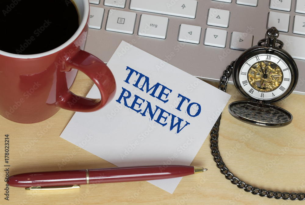 Time to renew Time to renew