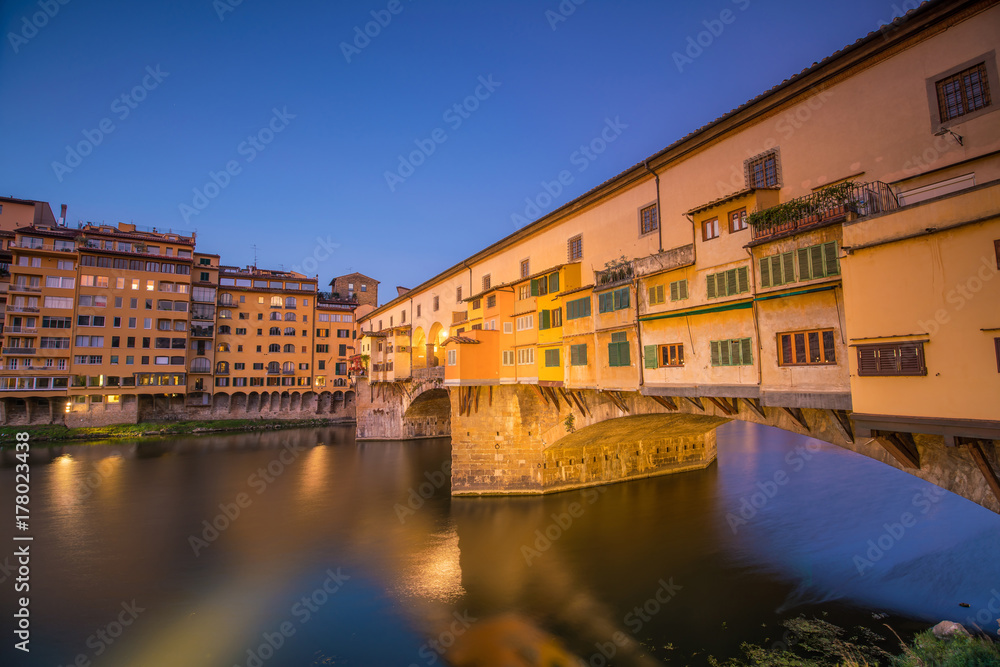 Ponte Vecchio over the Arno River in Florence