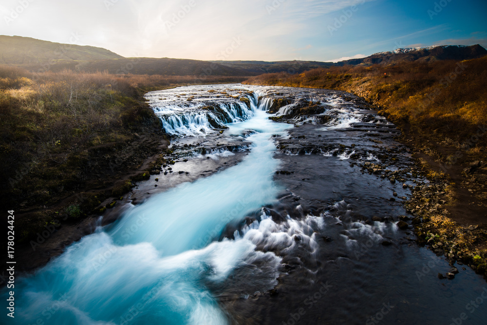 Bruarfoss in Iceland Bruarfoss in Iceland