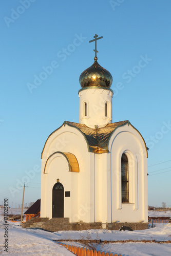 Gennady Afonsky chapel, village of Sharap, Novosibirsk region, Russia