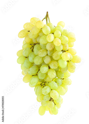 Bunch of grape on white background