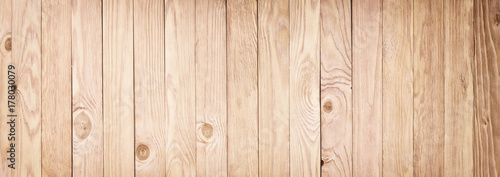 Panorama of light wooden texture. Desktop background © dmitr1ch