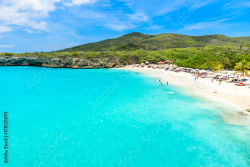 Grote Knip beach  Curacao  Netherlands Antilles - paradise beach on tropical caribbean island