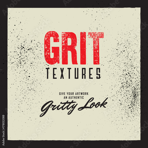Subtle grain vector texture overlay. Abstract black gritty grunge background. Isolated artwork object. Suitable for and any print media need. photo