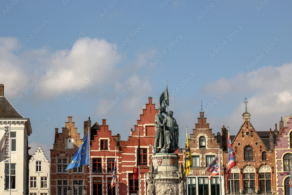 The historic center of Bruges, Belgium, part of the UNESCO World Heritage Site The historic center of Bruges, Belgium, part of the UNESCO World Heritage Site