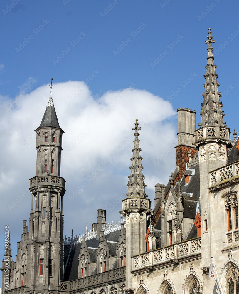 The historic center of Bruges, Belgium, part of the UNESCO World Heritage Site The historic center of Bruges, Belgium, part of the UNESCO World Heritage Site