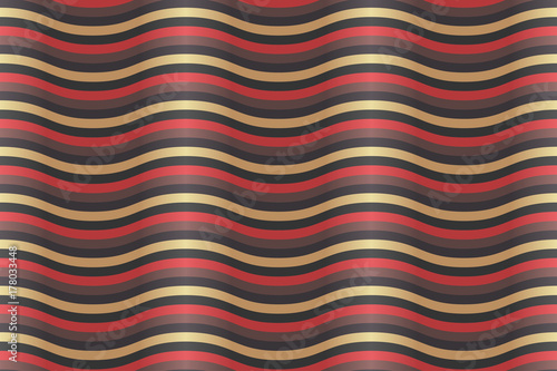 Abstract Colorful Wavy Stripes Background 