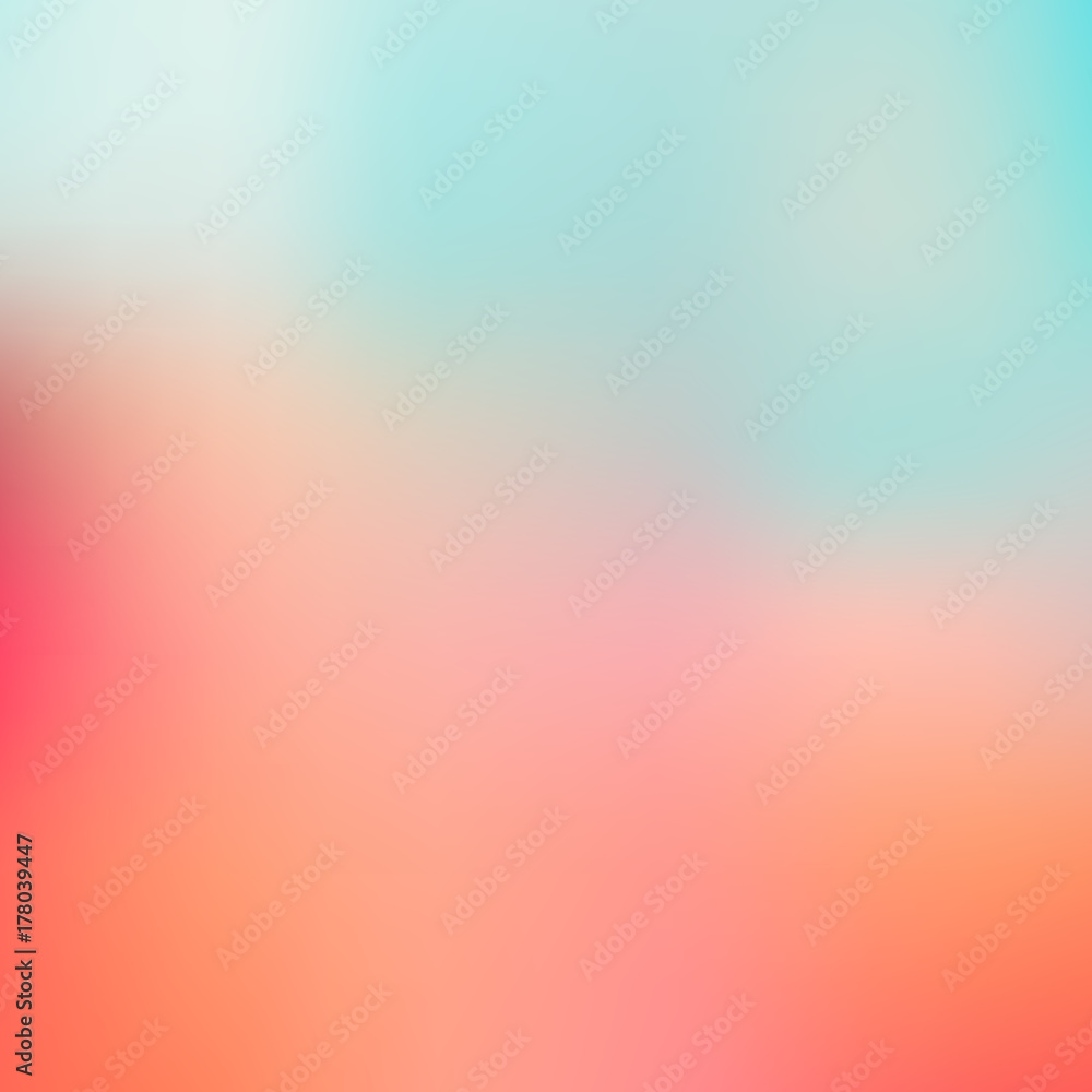 Abstract blurred gradient mesh background - obrazy, fototapety, plakaty 