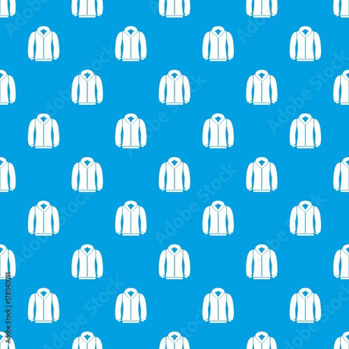 Sweatshirt pattern seamless blue