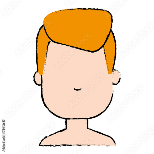 young man shirtless avatar character