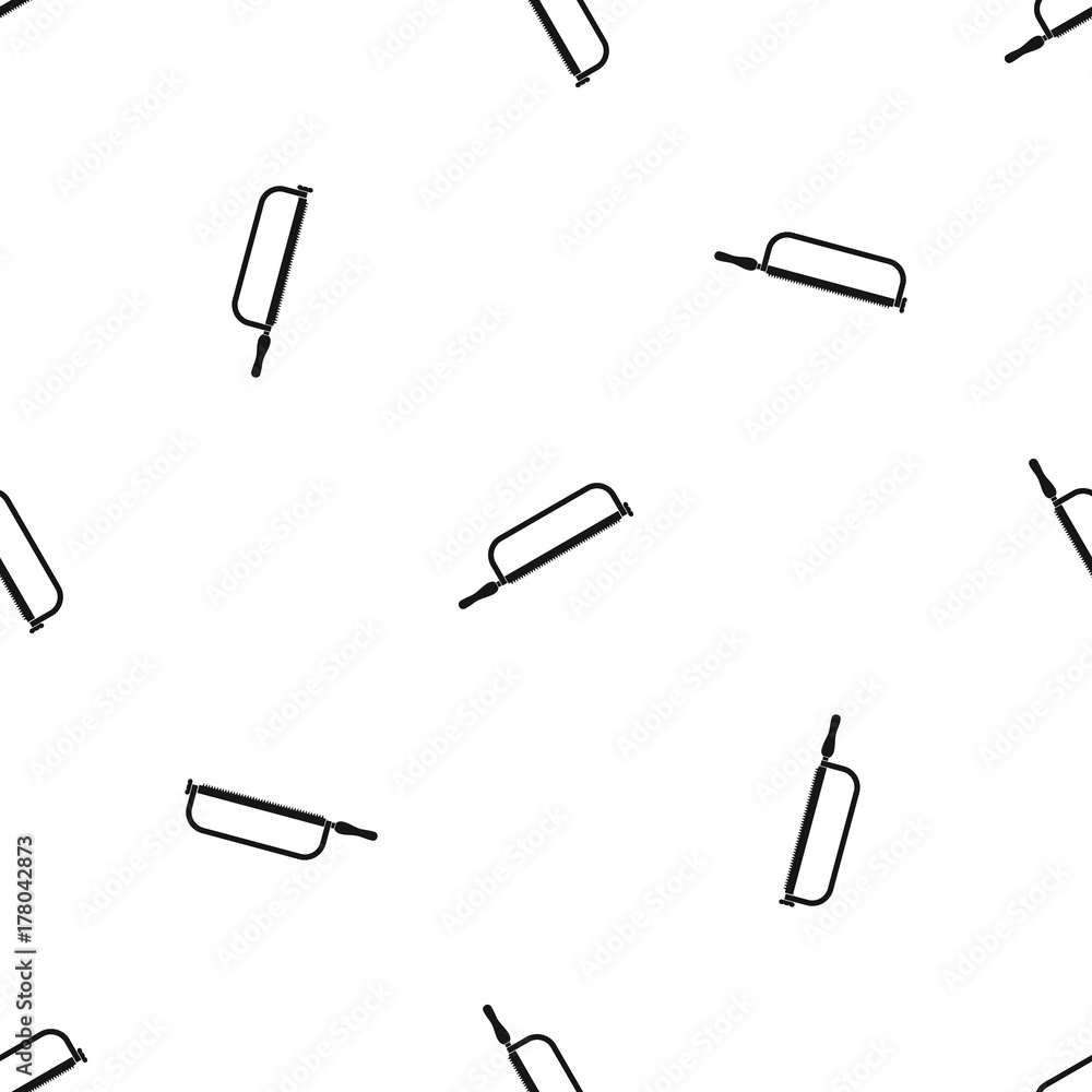 Hacksaw pattern seamless black Hacksaw pattern seamless black
