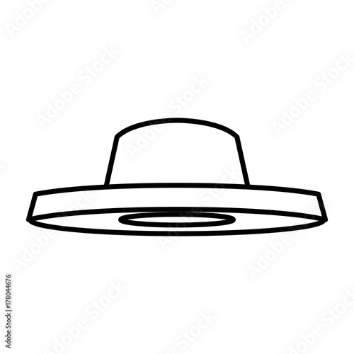 Male vintage hat icon vector illustration graphic design