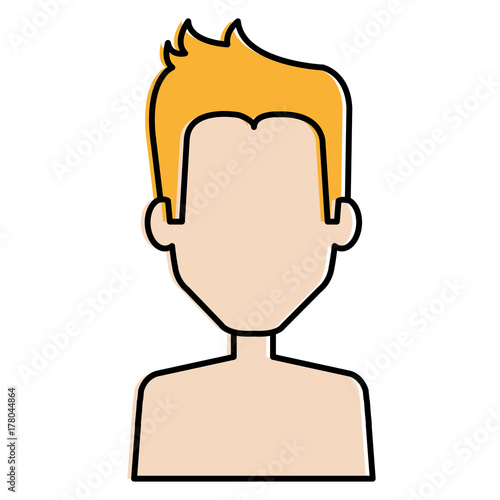 young man shirtless avatar character
