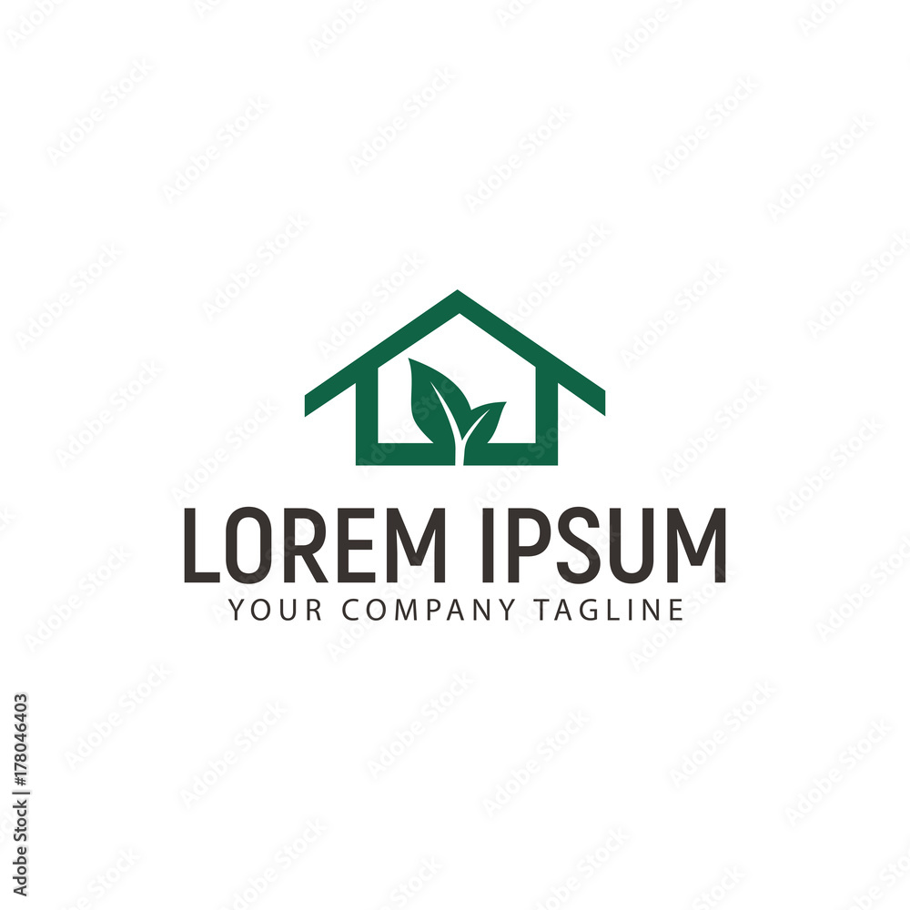 green house logo design concept template green house logo design concept template