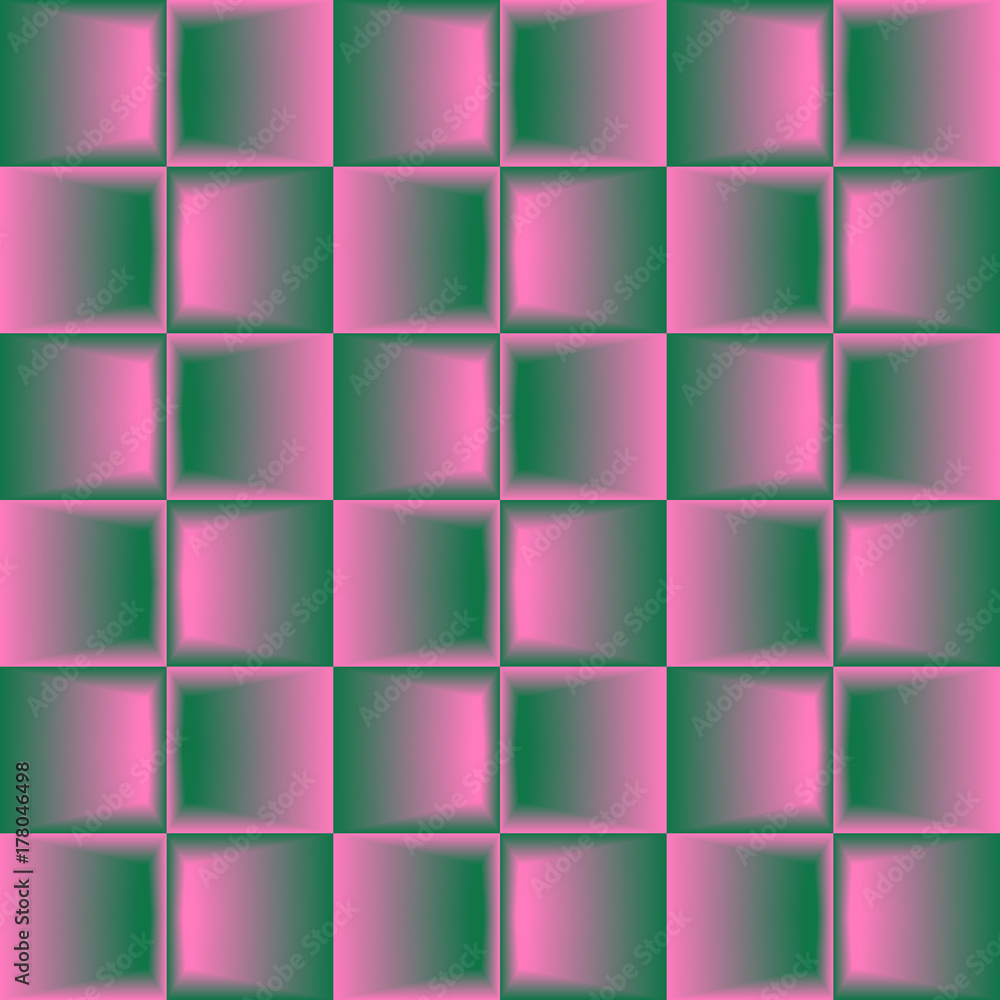 Pink green blended geometric seamless pattern. Pink green blended geometric seamless pattern.