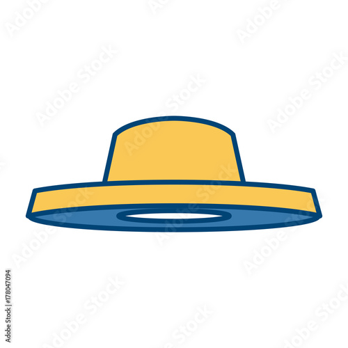 Male vintage hat icon vector illustration graphic design