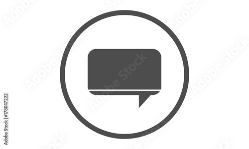 Comment Icon Website Element Sign or Icon Design For UI, UX, interface, banner, info graphic