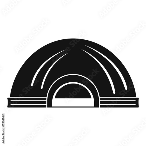 Aboriginal dwelling icon, simple style