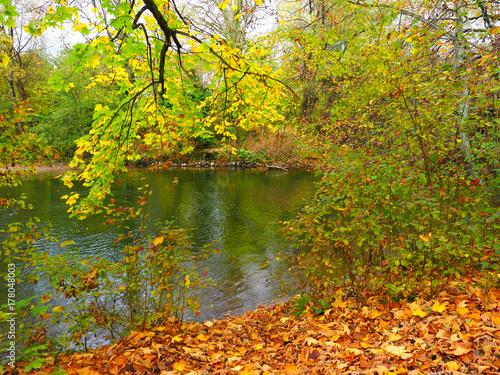 Herbstspaziergang am Fluss