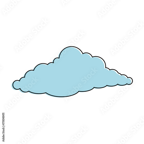 cloud sky silhouette icon