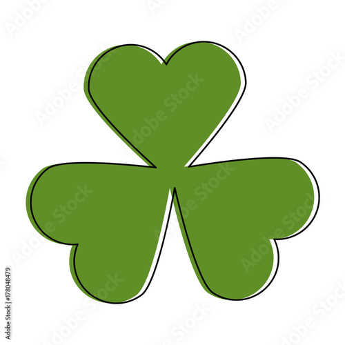 leaf clover plant icon
