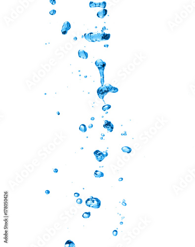 water Splash On white Background