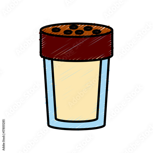 Salt bottle isolated icon vector illustration graphic design