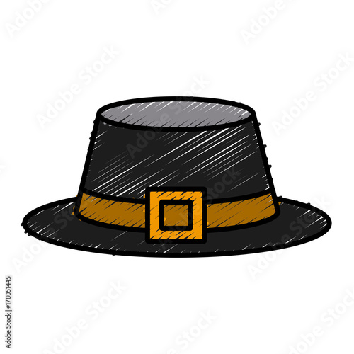 Male vintage hat icon vector illustration graphic design