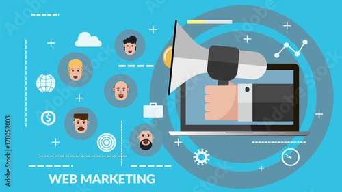 Concept design marketing vector banner for your design eps 10